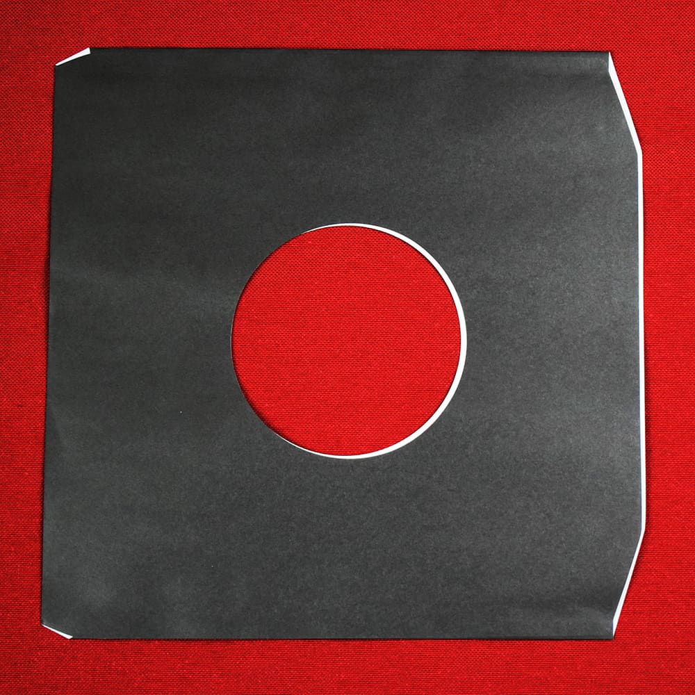 Vnitřní papírový obal na vinyl EP (10") černý 10 KS